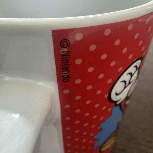 Nintendo Super Mario Luigi Yoshi Frankford Candy Coffee Mug Tea Cup 11 oz EUC - Picture 8 of 12